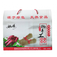 商南縣姚樓純手工紅薯粉條粉絲2000g/盒金絲峽鎮特產